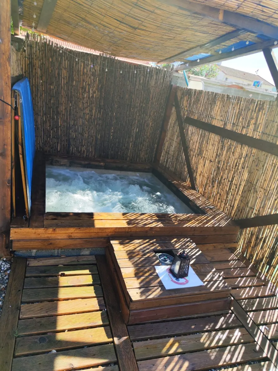 Session jacuzzi de jour dans l